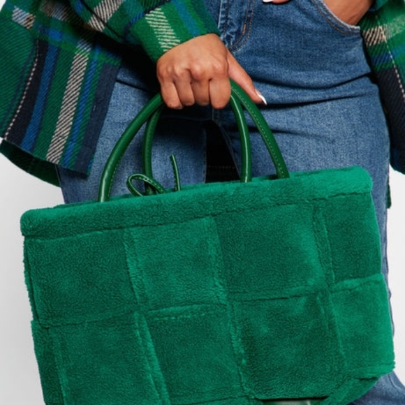 Fashion Nova Handbags - Fashion Nova Green Tote Bag